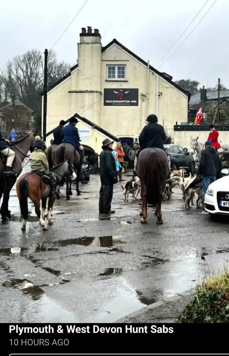 walkhampton inn spooners and west devon hunt