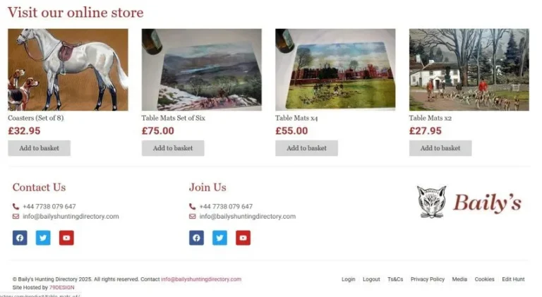 79design and bailys hunting directory
