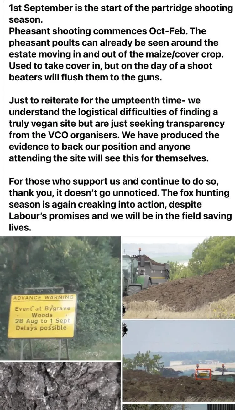 Herts Hunt Sabs Bygrave Woods VCO