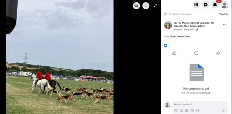 North Devon Show Eggesford Hunt